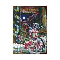 Placa De Metal Vintage Iron Maiden Book of Souls 8x12 Polegadas, Pôster De Banda De Rock, Arte De