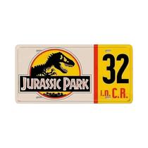 Placa De Metal Vintage Jurassic Park Para Decoração De Parede De Clubes, Bares, Cavernas Masculinas