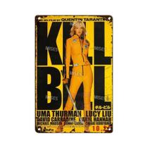 Placa De Metal Vintage Kill Bill Vol.1, Sinal De Bar De Filme Clássico, Placa De Metal Enferrujada,