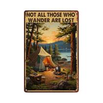 Placa De Metal Vintage Wanderer Para Decoração De Casa, Caverna, Garagem, Bar, Parede - Não Todos