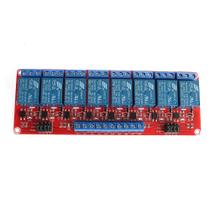 Placa De Módulo De Relé 5V 12V 1 2 4 8 Canais Optoacoplador Suporte Gatilho De Alto E Baixo Nível