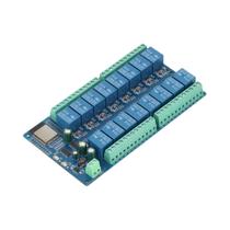 Placa De Módulo De Relé De 16 Canais Para ESP32-WROOM, Placa De Desenvolvimento De Relé DC5-12V Para Placa De Módulo De Relé De 16 Canais Para ESP32-WROOM, Placa De Desenvolvimento De Relé DC5-12V Para