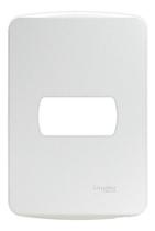 Placa De Módulo Miluz 1 Com Suporte Schneider, Cor Branca