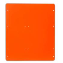 Placa de Montagem em Plástico ABS para Quadro Painel Caixa Passagem 271x234x4mm