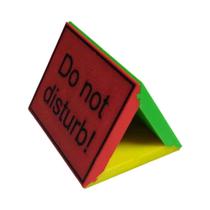 Placa De Não Perturbe Para Mesa De Professor Com 3 Lados, Indicador Para Sala De Conferências,