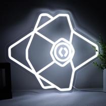 Placa de néon Pugna Ghost Eyes, decoração de parede LED, alimentada por USB