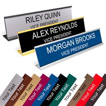 Placa de Nome ExcelMark Personalizada 5x25 cm 14 Cores Placa de Nome ExcelMark Personalizada 5x25 cm 14 Cores