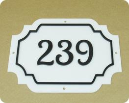 Placa de Número para Casa em Acrílico Personalizada Placa de Número para Casa em Acrílico Personalizada