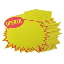 Placa De Oferta Modelo Splash Tamanho Micro Alerta Vibrante Colorida Contém 100 Unidades