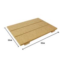 Placa de Palete de Madeira MDF 30 x 22 cm