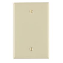 Placa de pared Leviton PJ13-T de 1 espacio, tamaño intermedio, color almendra claro