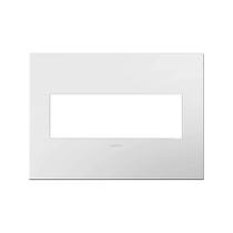 Placa de parede adorne AWP3GWH4 para 3 módulos, branco brilhante