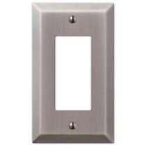 Placa de parede AMERELLE 1 Rocker Antique Nickel Steel Placa de parede AMERELLE 1 Rocker Antique Nickel Steel