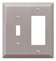 Placa de parede Amerelle 163TRBN Century Steel em níquel escovado Placa de parede Amerelle 163TRBN Century Steel em níquel escovado