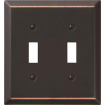 Placa de parede AMERELLE 163TTDB 2 Toggle Aged Bronze