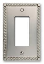 Placa de parede AMERELLE Georgian Single Rocker Satin Nickel