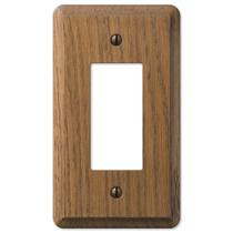 Placa de parede AMERELLE Gfci Medium Oak Contemporary