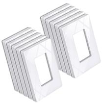 Placa de parede BESTTEN USWP6 1 Gang Gloss Snow White 12x7cm Placa de parede BESTTEN USWP6 1 Gang Gloss Snow White 12x7cm