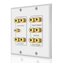 Placa de parede de distribuição de som surround Home Theater 5.1