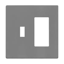 Placa de parede ENERLITES SI881131-GY 2-Gang 12x12 cm cinza