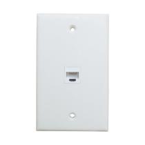 Placa de parede Ethernet EasyLink BUPLDET 1 porta CAT6 fêmea para Fe