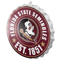 Placa de parede FOCO NCAA Bottle Cap Florida State Seminoles
