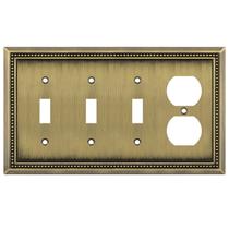 Placa de parede Henne Bery Sunken Pearls Antique Brass Placa de parede Henne Bery Sunken Pearls Antique Brass