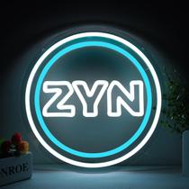 Placa de parede LED de néon Pugna Z.Y.N para bar de quarto
