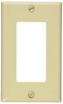 Placa de parede Leviton 1-Gang Decora/GFCI Device Standard Ivory