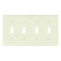 Placa de parede Leviton 4 Gang Thermoset Plastic Ammond