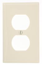 Placa de parede Leviton 80703-NT 1-Gang Duplex Light Almond