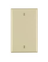 Placa de parede Leviton 80714-I Ivory 1-Gang termoplástico de nylon