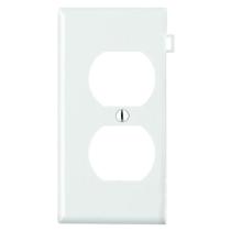 Placa de parede Leviton End Section White Nylon 1-Gang
