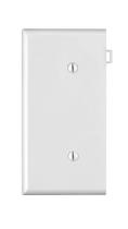 Placa de parede Leviton PSE14-W 1-Gang termoplástico de nylon branco