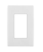 Placa de parede Leviton REWP1-WW Renu One-Gang Screwless White