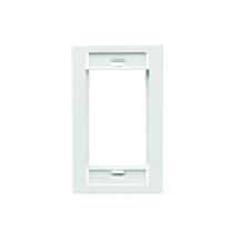 Placa de parede Leviton Single Gang MOS com ID Windows 41290-SMW Placa de parede Leviton Single Gang MOS com ID Windows 41290-SMW