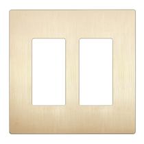 Placa de parede LIDER LSWP-32M-BGD 12x13 cm em ouro escovado Placa de parede LIDER LSWP-32M-BGD 12x13 cm em ouro escovado