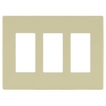 Placa de parede LIDER LSWP-33M-I 3-Gang Matte Ivory 12x17 cm