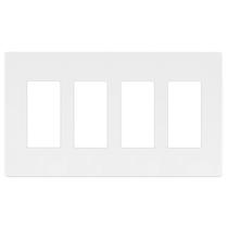 Placa de parede LIDER LSWP-34M-W Matte Finish 4-Gang 12x22 cm Placa de parede LIDER LSWP-34M-W Matte Finish 4-Gang 12x22 cm