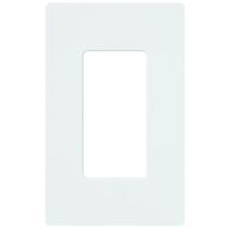 Placa de parede Lutron CW-1-WH 1 Gang Screwless White