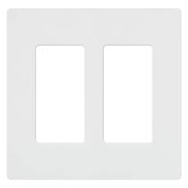 Placa de Parede Lutron MAIN-24000 Branca 2 Módulos Decorativa Pacote com 24