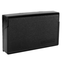 Placa de parede RecPro RV Exterior Power Outlet Tampa preta