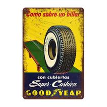 Placa de parede vintage Goodyear Tire Iron Painting 20x30cm Placa de parede vintage Goodyear Tire Iron Painting 20x30cm