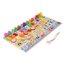 Placa de pesca magnética de brinquedo educacional para crianças Placa de pesca magnética de brinquedo educacional para crianças