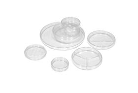 Placa de Petri PS Cristal Estéril - Pacote com 10 Unidades