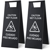 Placa de piso úmido Kigley Stainless Steel Caution 60 cm de dupla face