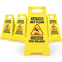 Placa de piso úmido XPCARE dobrável bilíngue 17,5 cm amarela (4) Placa de piso úmido XPCARE dobrável bilíngue 17,5 cm amarela (4)