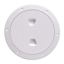 Placa de plataforma de parafusos Beckson 6 White Smooth