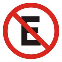 Placa de Poliestireno Auto-Adesiva 45x45cm Proibido Estacionar - 300 AD - SINALIZE Placa de Poliestireno Auto-Adesiva 45x45cm Proibido Estacionar - 300 AD - SINALIZE