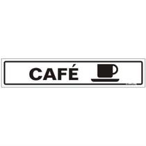Placa de Poliestireno Auto-Adesiva 5x25cm Café - 200 BR - SINALIZE Placa de Poliestireno Auto-Adesiva 5x25cm Café - 200 BR - SINALIZE